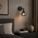 Kinkiet 1xE27 STAR SMOKY BLACK