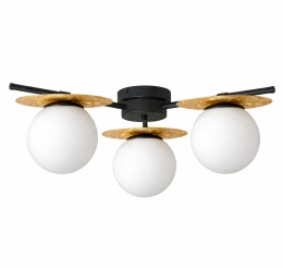 Lampa sufitowa 3xE14 Luma Black/Gold