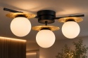 Lampa sufitowa 3xE14 Luma Black/Gold