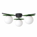 Lampa sufitowa 3xE14 Luma Black/Khaki