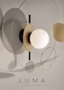 Lampa sufitowa 3xE14 Luma Black/Khaki