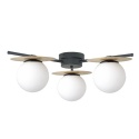 Lampa sufitowa 3xE14 Luma Black/Latte
