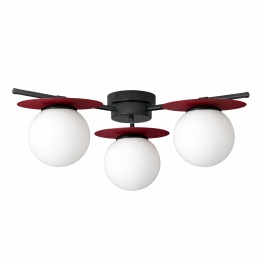 Lampa sufitowa 3xE14 Luma Black/Wine