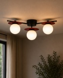 Lampa sufitowa 3xE14 Luma Black/Wine