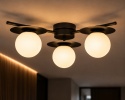 Lampa sufitowa 3xE14 Luma Black