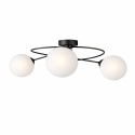 Lampa sufitowa 3xE14 Lyra Black/White