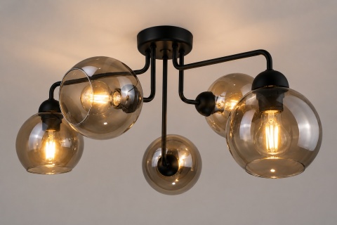 Ceiling Lamp 5xE27 COSMO BLACK