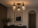 Lampa sufitowa 5xE27 STAR CLEAR BLACK
