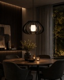 Lampa wisząca 1xE14 Alva Black