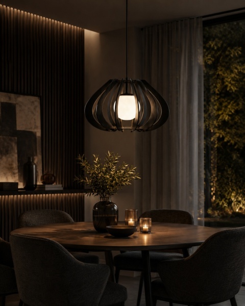 Lampa wisząca 1xE14 Alva Black