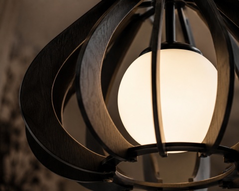 Lampa wisząca 1xE14 Alva Black