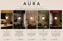 Lampa wisząca 1xE14 Aura Black/Khaki