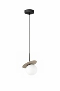 Lampa wisząca 1xE14 Aura Black/Latte