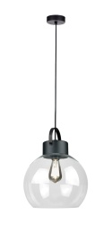 Lampa wisząca 1xE27 Hanson Black
