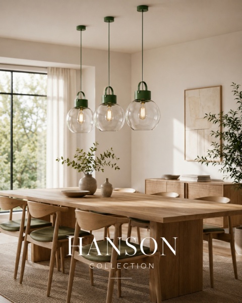 Lampa wisząca 1xE27 Hanson Black