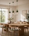 Pendant Lamp 1xE27 Hanson White