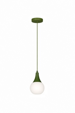 Lampa wisząca 1xE27 Lacrima Khaki
