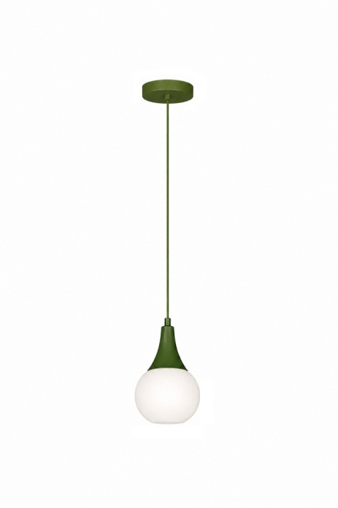 Lampa wisząca 1xE27 Lacrima Khaki