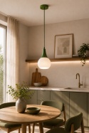 Lampa wisząca 1xE27 Lacrima Khaki