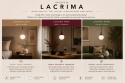 Lampa wisząca 1xE27 Lacrima Khaki