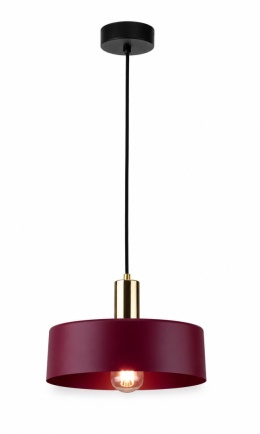 Lampa wisząca 1xE27 Wine/Gold