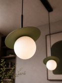 Lampa wisząca 2xE14 Aura Black/Khaki