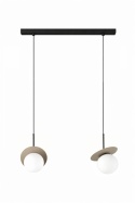 Lampa wisząca 2xE14 Aura Black/Latte