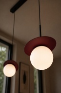 Lampa wisząca 2xE14 Aura Black/Wine