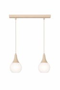 Lampa wisząca 2xE27 Lacrima Latte