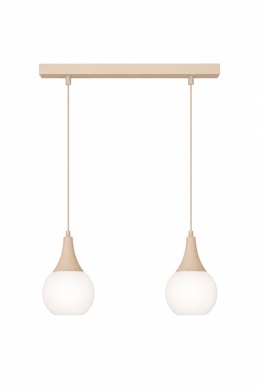Lampa wisząca 2xE27 Lacrima Latte