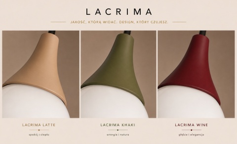 Lampa wisząca 2xE27 Lacrima Wine