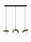 Lampa wisząca 3xE14 Aura Black/Khaki