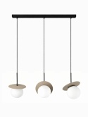 Lampa wisząca 3xE14 Aura Black/Latte