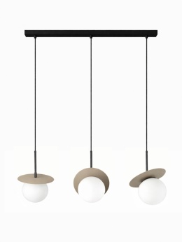 Lampa wisząca 3xE14 Aura Black/Latte