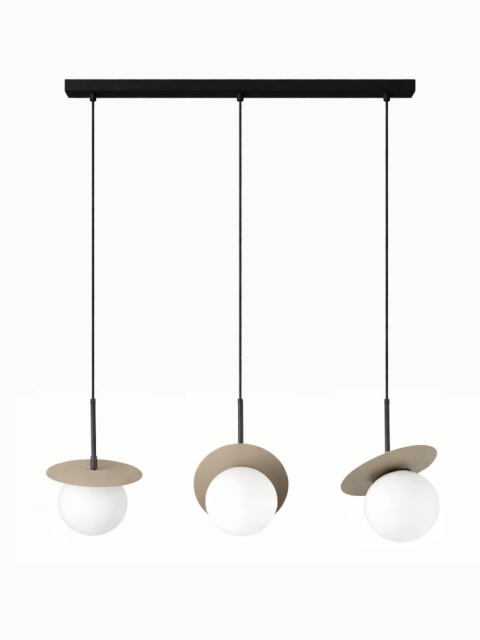 Lampa wisząca 3xE14 Aura Black/Latte