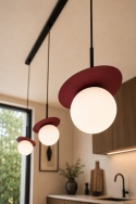 Lampa wisząca 3xE14 Aura Black/Wine
