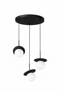 Pendant lamp 3xE14 Aura Black