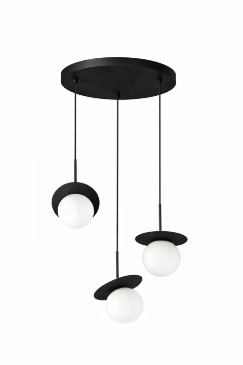 Lampa wisząca 3xE14 Aura Black