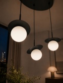 Lampa wisząca 3xE14 Aura Black