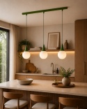Lampa wisząca 3xE27 Lacrima Khaki
