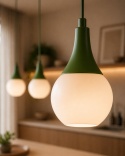 Lampa wisząca 3xE27 Lacrima Khaki