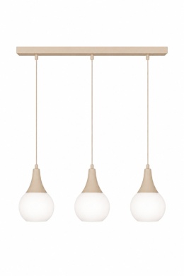 Lampa wisząca 3xE27 Lacrima Latte