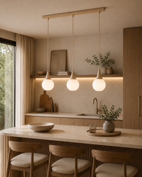 Lampa wisząca 3xE27 Lacrima Latte