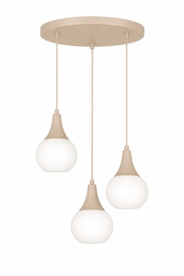Lampa wisząca 3xE27 Lacrima Latte