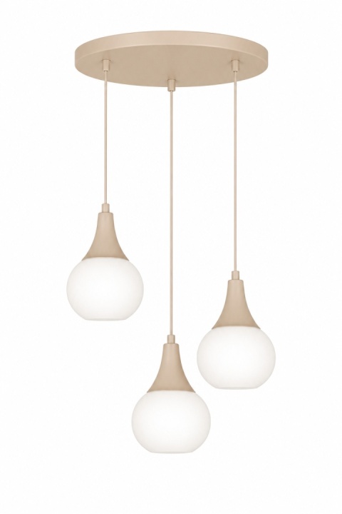 Lampa wisząca 3xE27 Lacrima Latte