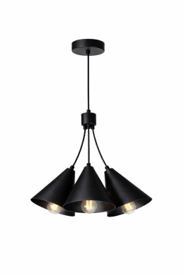 Lampa wisząca 3xE27 Sora Black