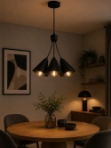 Lampa wisząca 3xE27 Sora Black