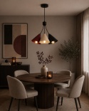 Lampa wisząca 3xE27 Sora Wine/Latte/Black