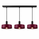 Lampa wisząca 3xE27 Wine/Black