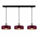 Lampa wisząca 3xE27 Wine/Gold